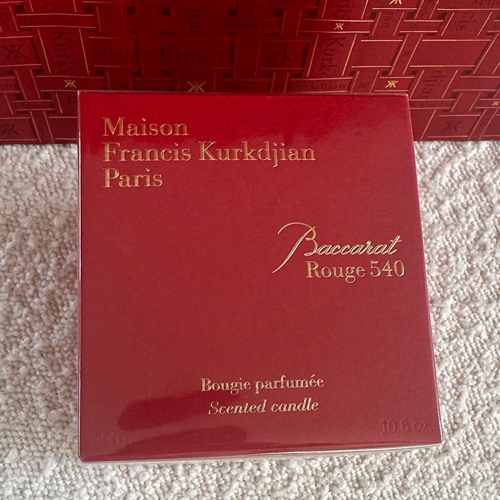 Maison Francis Kurkdjian Red and Gold Scented Candle